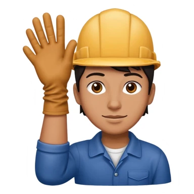 Stair Spotter + gloves, negative character sticker