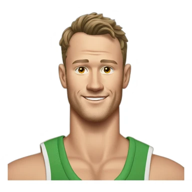 Jonathan Toews as a beach bum sticker