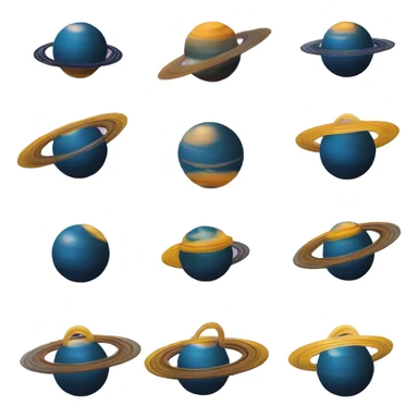 A vivienne westwood Saturn orb emoji sticker
