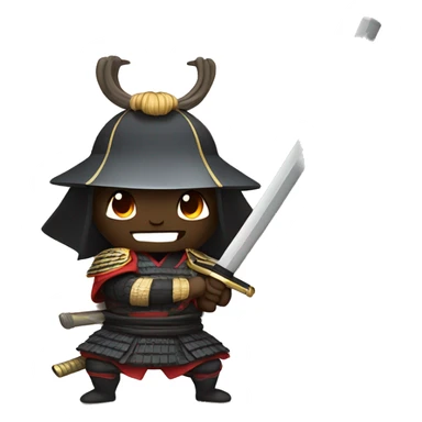  samurai with a sword and has fire ablity sticker
