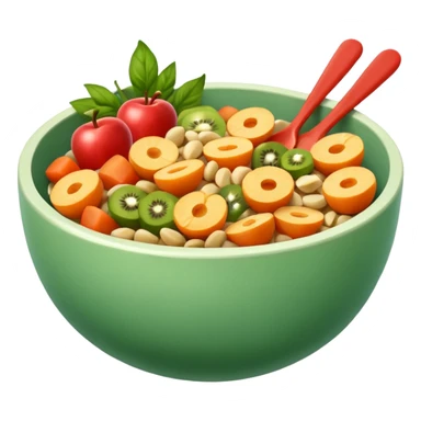 healthy bowl sticker