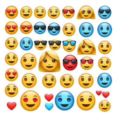  Colagem emoji astheric  sticker