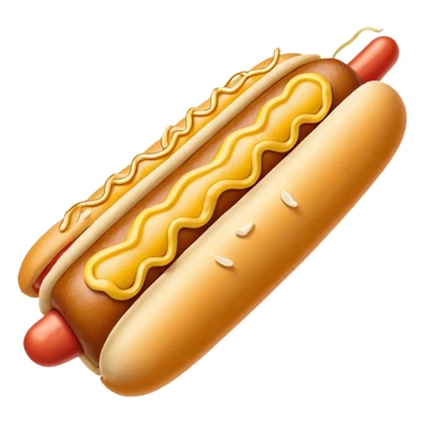 Merge an image of a popcorn kernwl with the graphical representaiton of the hotdog emoji. It can be bad and cringe sticker