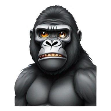 Cool gorilla with jordans on sticker