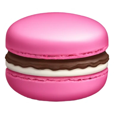 Pink macaroon sticker
