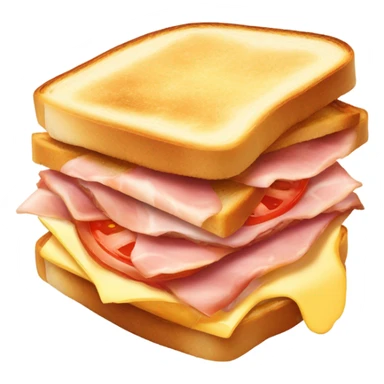 Cheese ham tomatoe Toastie  sticker