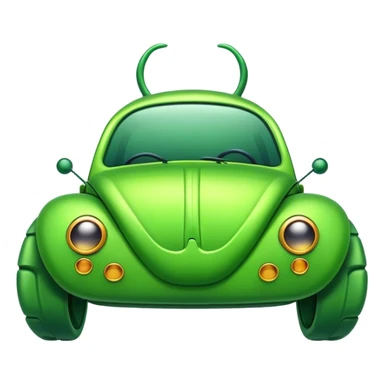 Green Slug bug sticker