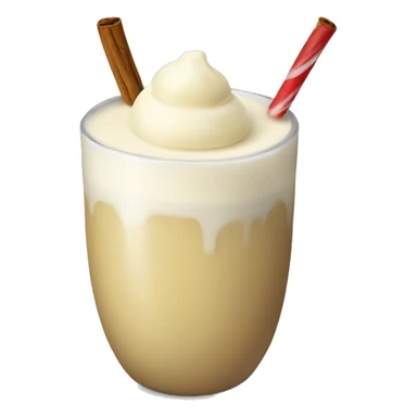 christmas eggnog sticker