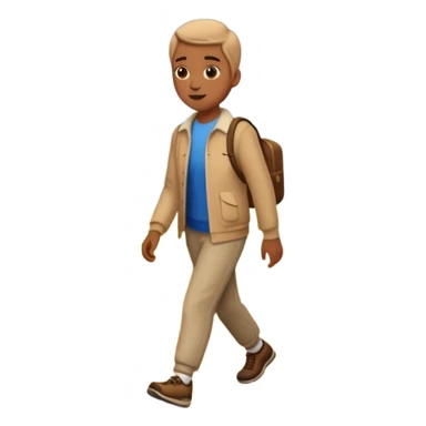 persona caminando sticker