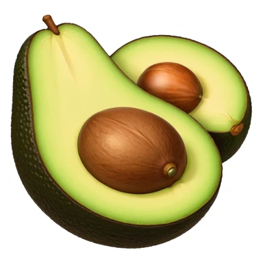 Avocado with turkey  sticker