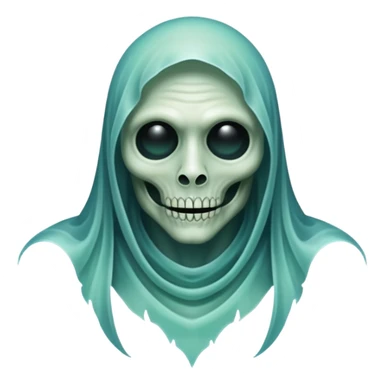 Diaphanous Transparent Spectral Ghoul Aesthetic Deco sticker
