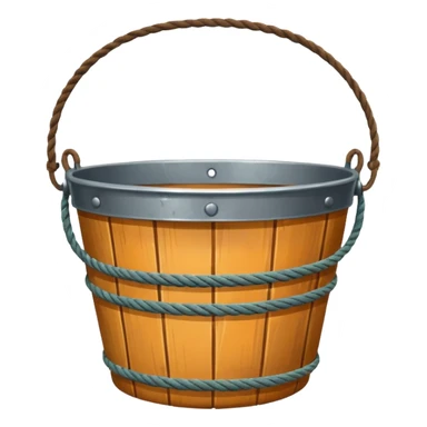 Bucket with Rope sticker