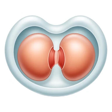 silicone breast implant medical illustration sticker