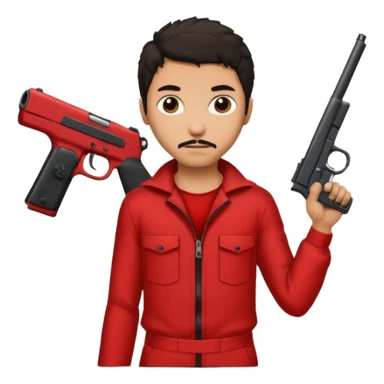 Tokyo in the la casa de papel TV show sticker