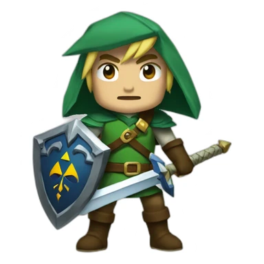 The legend of Zelda (dark link) sticker