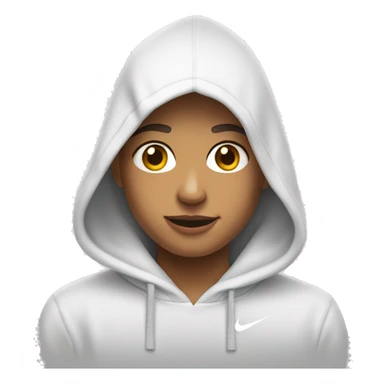 white nike hoodie sticker