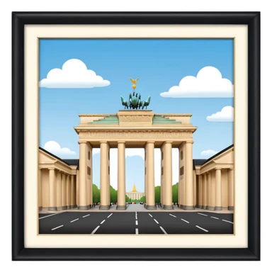 brandenburg gate sticker