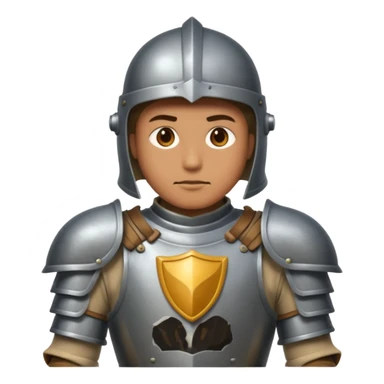 An emoji representing the ironman challenge event for an mmorpg player who crafts everything themselves the hard way, and does not buy or sell items in-game. sticker