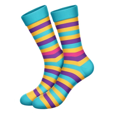 hipster socks sticker
