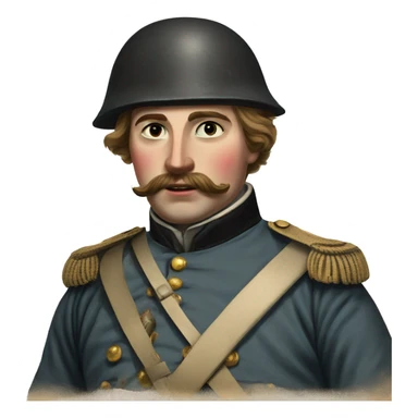 british soldier with gun 19 century sticker
