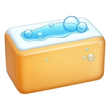 soap bar with bubbles sticker