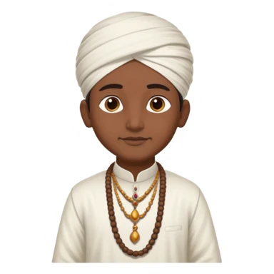 indian pandit having tuppi visibale from back sticker