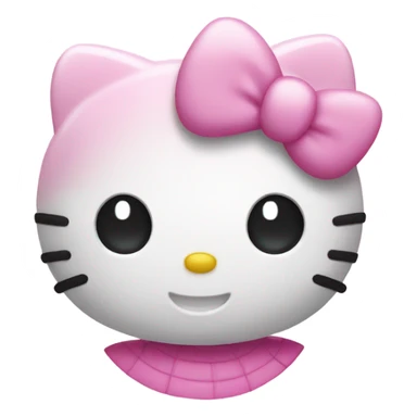 hello kitty smiling  sticker