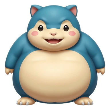 Happy new year Snorlax icon sticker