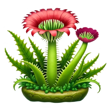venus flytrap sea anemone sticker
