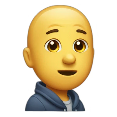 whispering in one's ear sticker