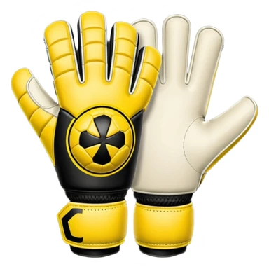 Football goalkeeper gloves sticker
