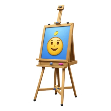 artist easel sticker