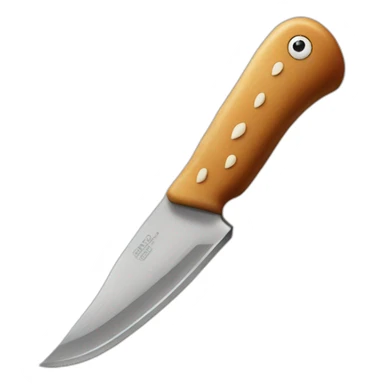 Chicken knife sticker