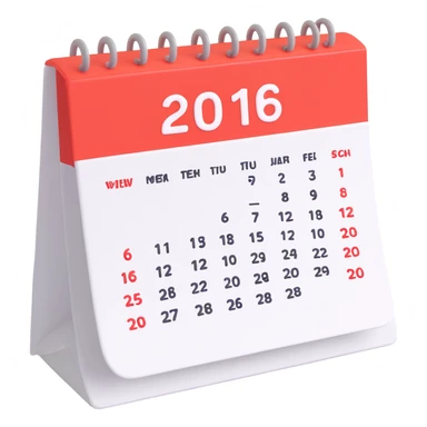 calendar week sticker