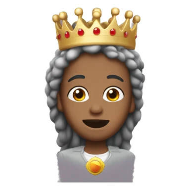 Goma de borrar con corona de reina sticker