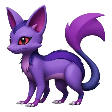  Noibat-Sneasel-Purrloin-Fakémon-hybrid-creature (full body)  sticker