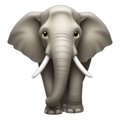 Un mojón de elefante sticker