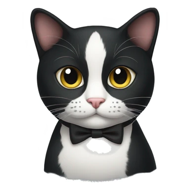 tuxedo cat judging you  sticker