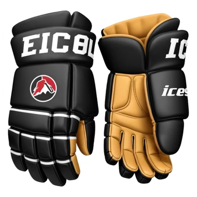 gloves para ice hockey sticker
