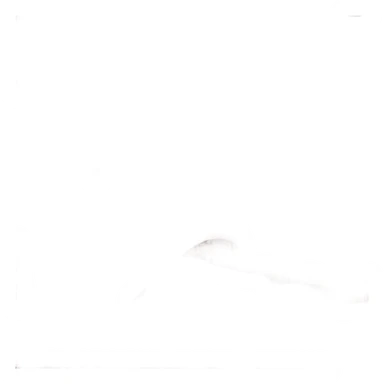 A cozy beige folded blanket plaid light pink sticker