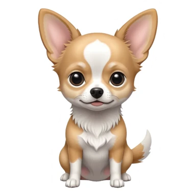 Grey-white Chihu dog sticker