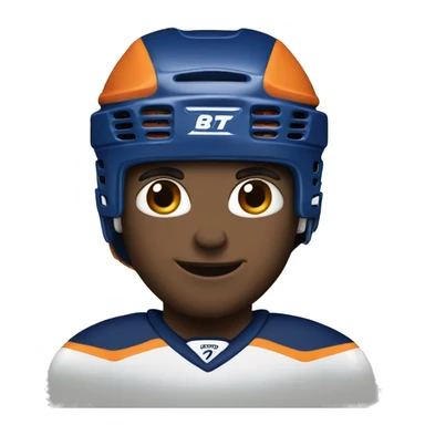 Hockeyplayer sticker