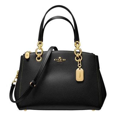 Coach Brooke Carryall black bag sticker