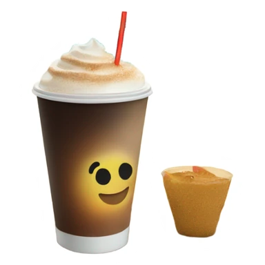 Coffee on the beach drinking a cocktail sticker