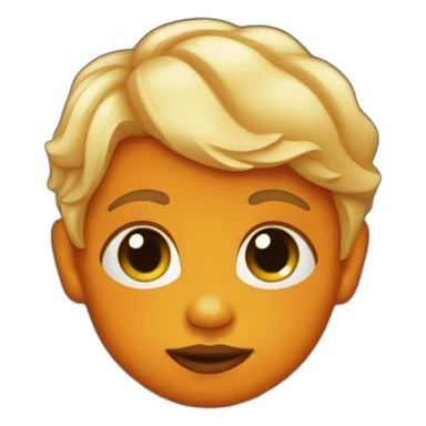 Baby light skin disguised as a pumpkin sticker