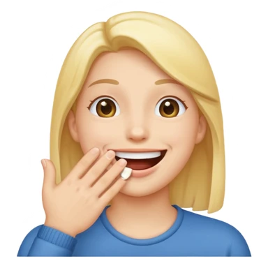 🫱🏼🫲🏼 cover 😁's mouth sticker