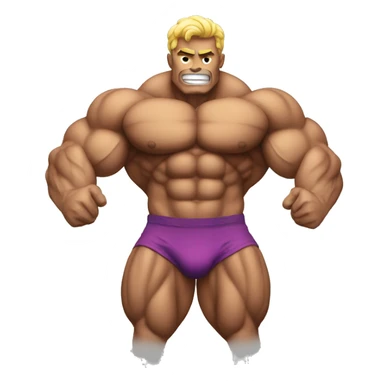 Body builder muscle  sticker