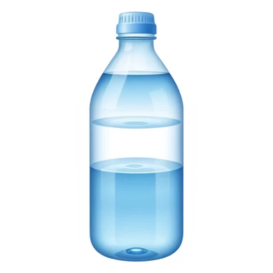 bottle of water upside down sticker