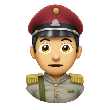 nobita as a soldier sticker