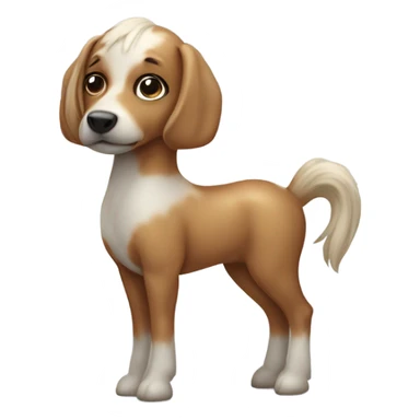 Dog on a pony  sticker